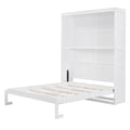 Queen Size Murphy Bed Wall Bed with Shelves