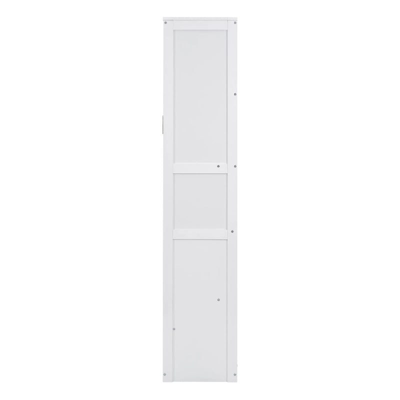 Queen Size Murphy Bed Wall Bed with Shelves