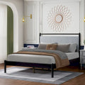 Christopher Knight Home Full size Wood Platform Bed Frame with Fluffy Soft Headboard