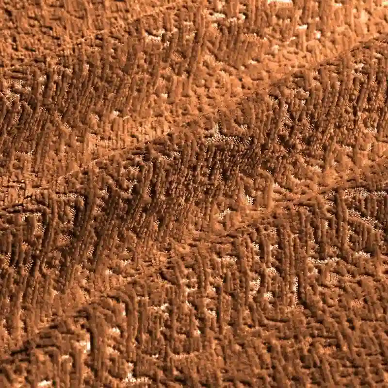 110.2 Chenille 3 Seater Upholstered Sofa, 2 Ottoman