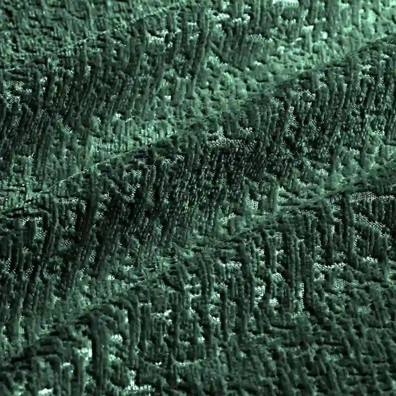 110.2 Chenille 3 Seater Upholstered Sofa, 2 Ottoman