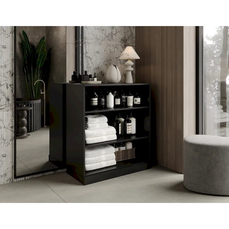 Palace Imports 100% Solid Wood 32 Bathroom Cabinet with Adjustable Shelves