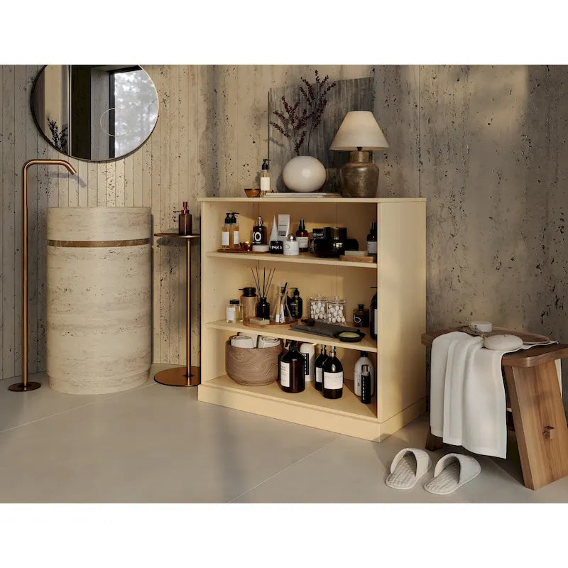 Palace Imports 100% Solid Wood 32 Bathroom Cabinet with Adjustable Shelves