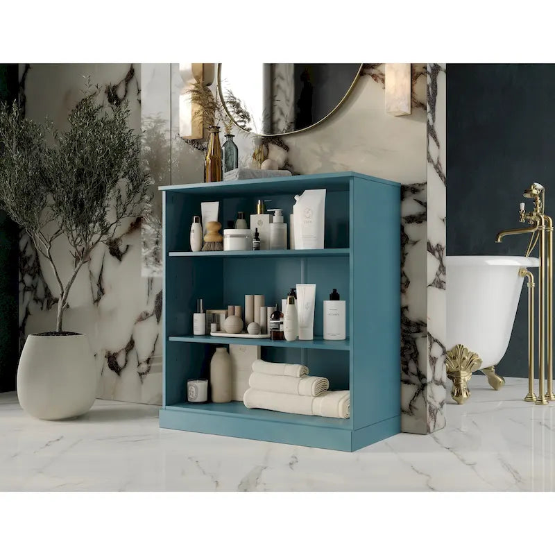 Palace Imports 100% Solid Wood 32 Bathroom Cabinet with Adjustable Shelves