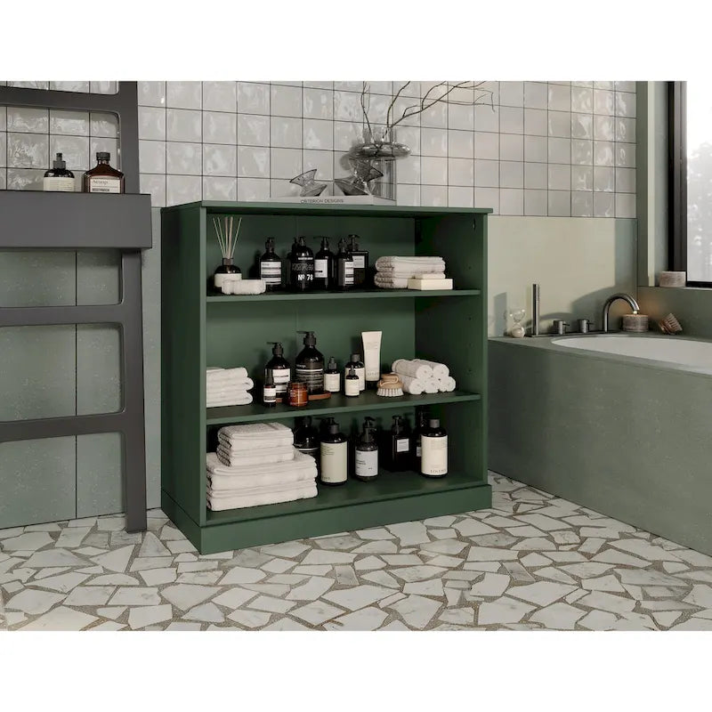 Palace Imports 100% Solid Wood 32 Bathroom Cabinet with Adjustable Shelves