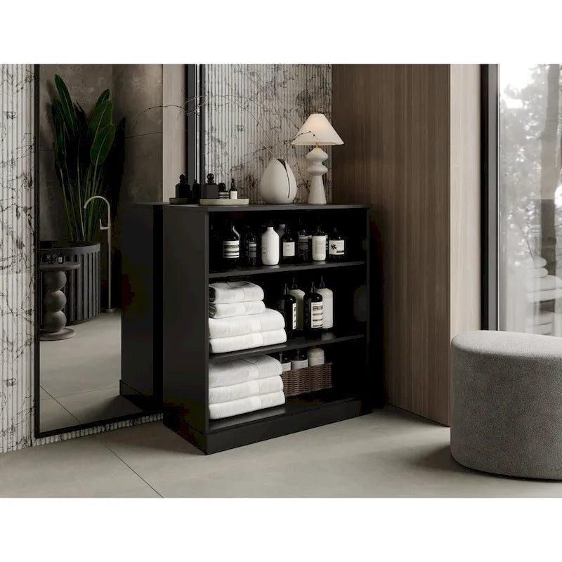 Palace Imports 100% Solid Wood 32 Bathroom Cabinet with Adjustable Shelves