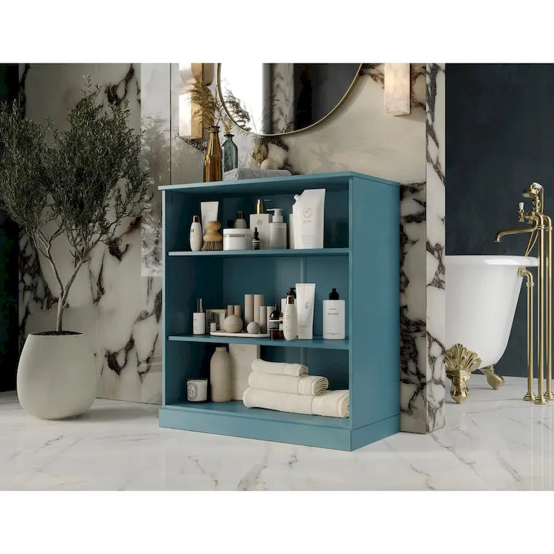 Palace Imports 100% Solid Wood 32 Bathroom Cabinet with Adjustable Shelves