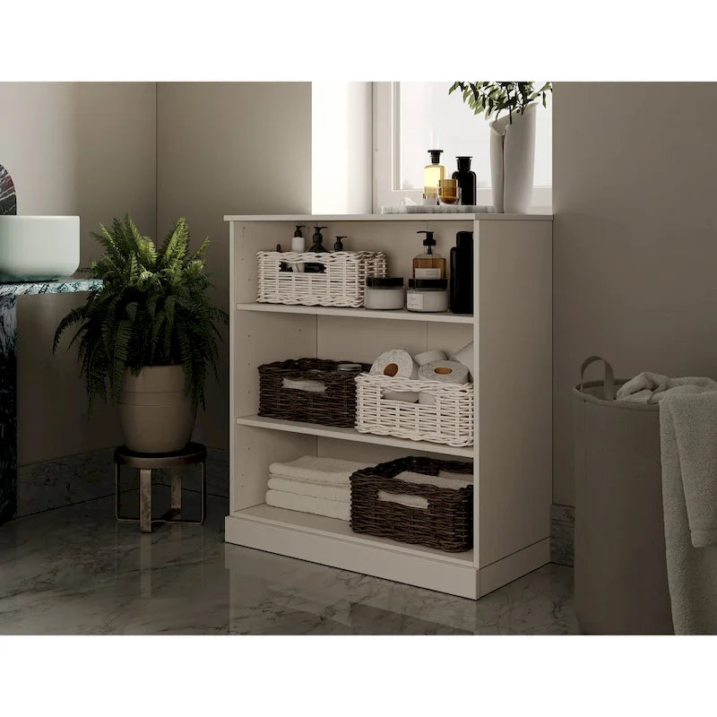 Palace Imports 100% Solid Wood 32 Bathroom Cabinet with Adjustable Shelves