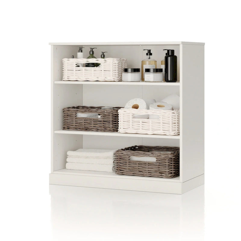 Palace Imports 100% Solid Wood 32 Bathroom Cabinet with Adjustable Shelves