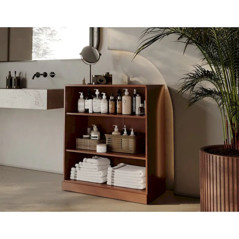 Palace Imports 100% Solid Wood 32 Bathroom Cabinet with Adjustable Shelves