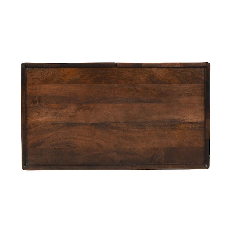 Wood Accent Cabinet with Storage and Adjustable Shelf for Dining Room