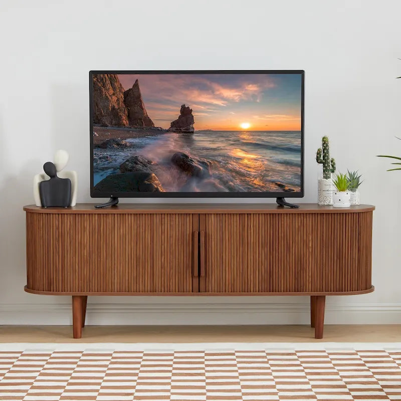 62.99in. Wood TV Stand For TVs up to 70in.