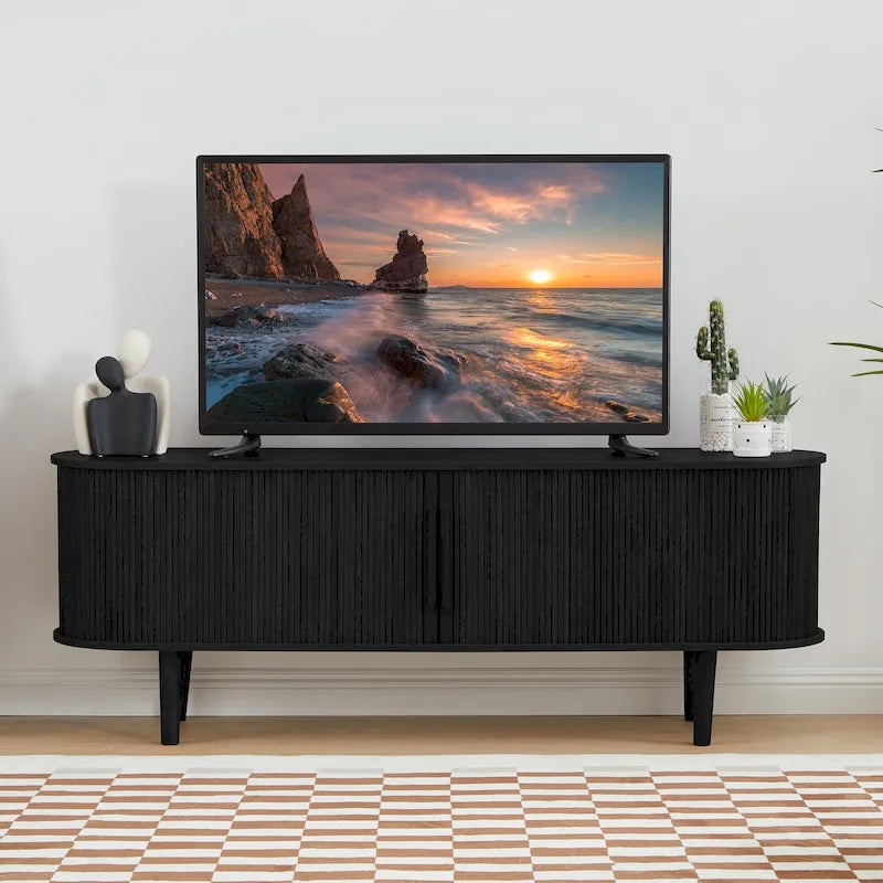 62.99in. Wood TV Stand For TVs up to 70in.