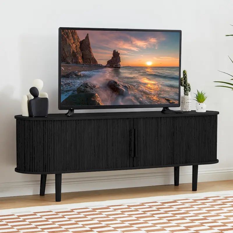 62.99in. Wood TV Stand For TVs up to 70in.