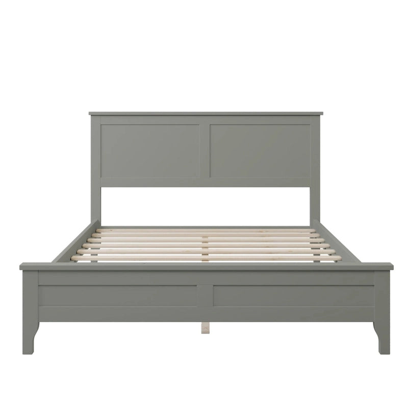 Modern Solid Wood Platform Bed with Natural and Exquisite Wear-resistant Finish
