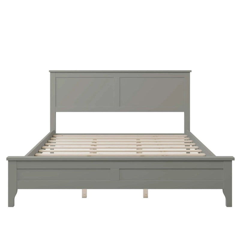 Modern Solid Wood Platform Bed with Natural and Exquisite Wear-resistant Finish