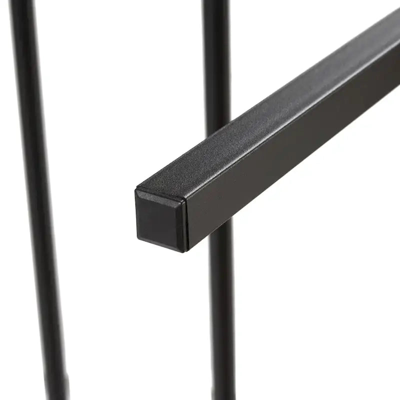 King Size Metal Platform Bed with LED Lights,Wooden Headboard and Two Drawers for Bedroom