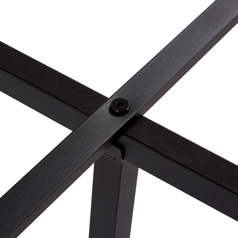 King Size Metal Platform Bed with LED Lights,Wooden Headboard and Two Drawers for Bedroom