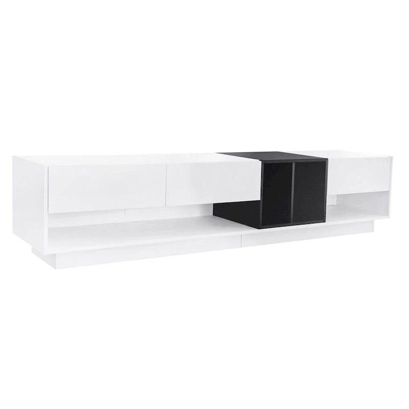 74 TV Stand with Storage & Compartment for TVs Up to 80