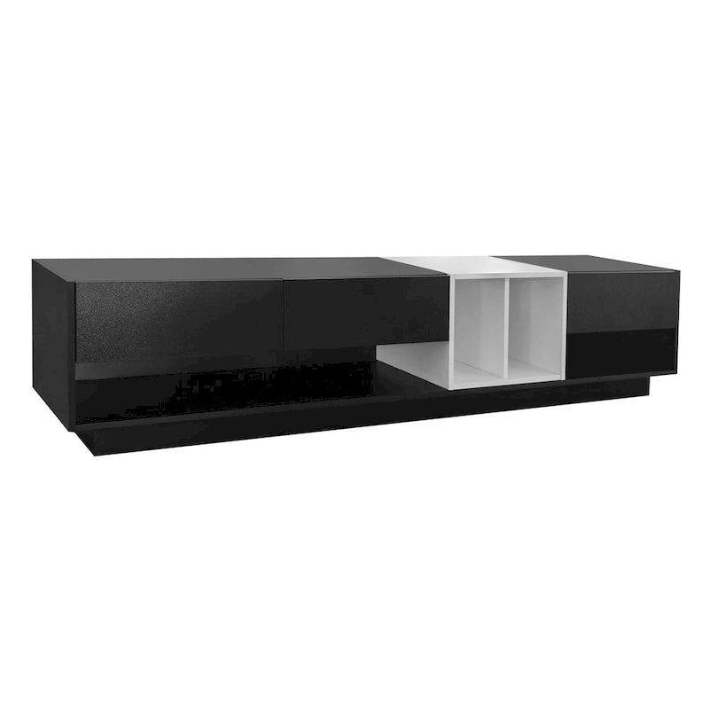74 TV Stand with Storage & Compartment for TVs Up to 80
