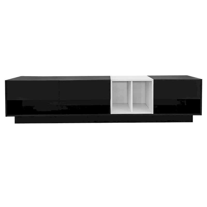 74 TV Stand with Storage & Compartment for TVs Up to 80
