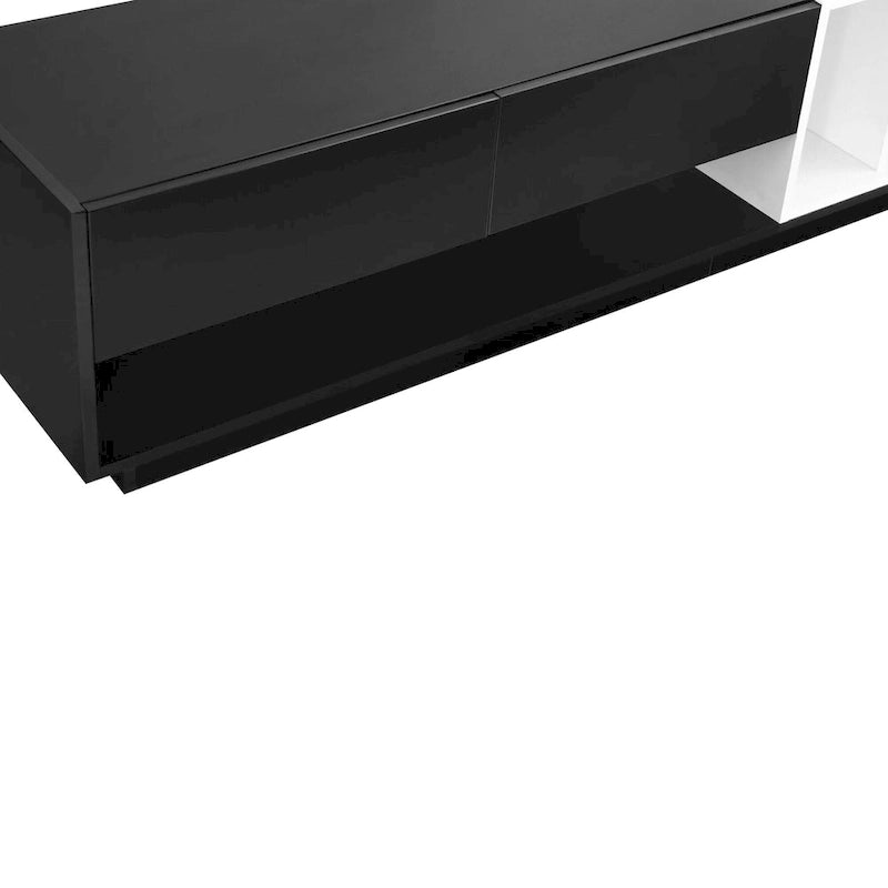74 TV Stand with Storage & Compartment for TVs Up to 80