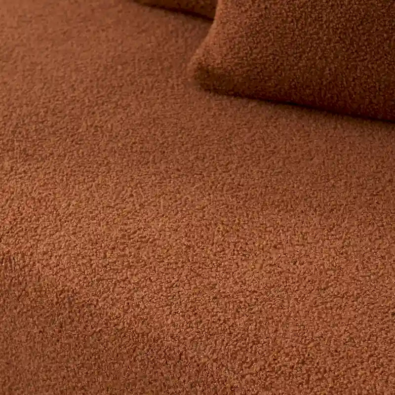 105.51 Modern L-Shape 5 Seater Modular Sectional Sofa Couch with Chaise Lounge, in Soft Lambswool Sherpa Fabric