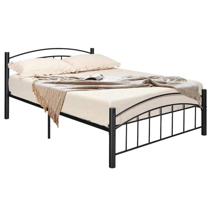 Costway Twin/Full/Queen Size Metal Bed Frame Platform Mattress