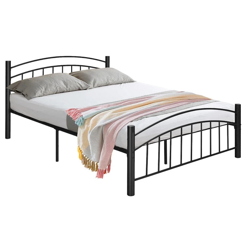 Costway Twin/Full/Queen Size Metal Bed Frame Platform Mattress