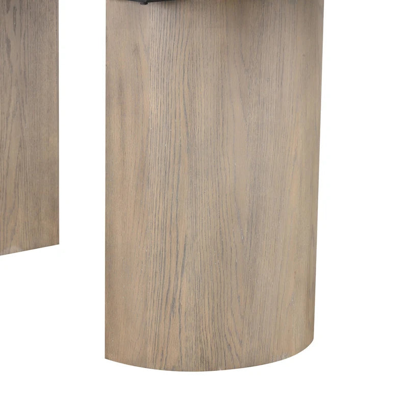 Furniture of America Lenn Modern Farmhouse Oak 102-inch Wood Extendable Dining Table