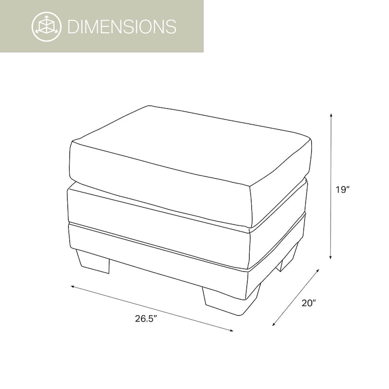 American Furniture Classics Model 8501-00-40 Wild Horses Arm Chair with Matching Ottoman