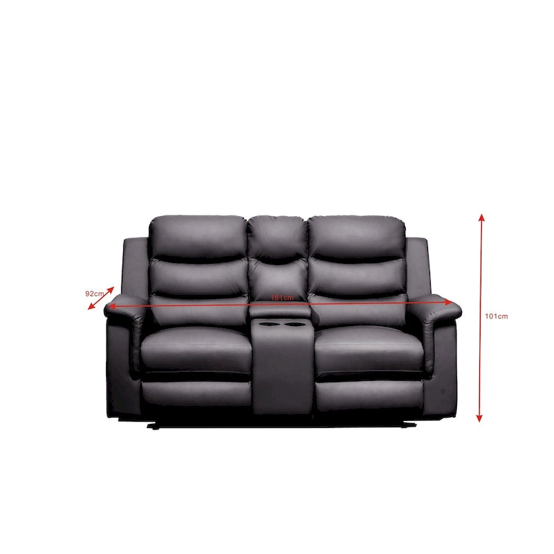 Reclining Loveseat with Middle Console Slipcover