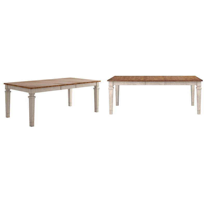 Vikos Solid Wood 64-82 Extendable Dining Table