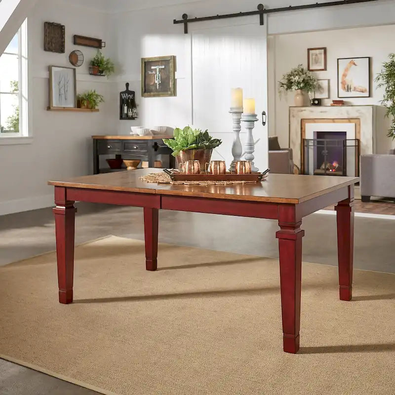 Vikos Solid Wood 64-82 Extendable Dining Table