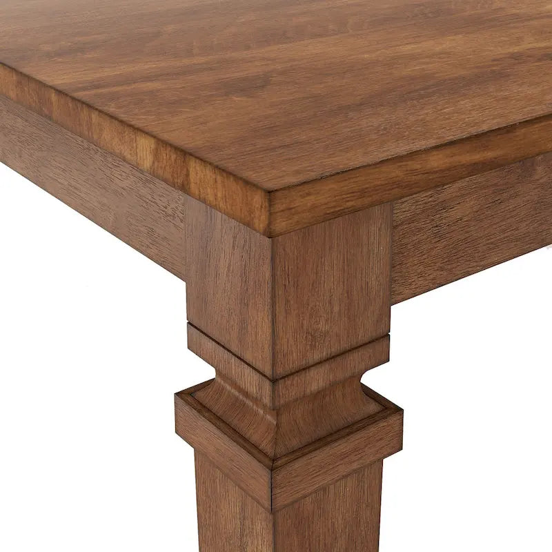 Vikos Solid Wood 64-82 Extendable Dining Table