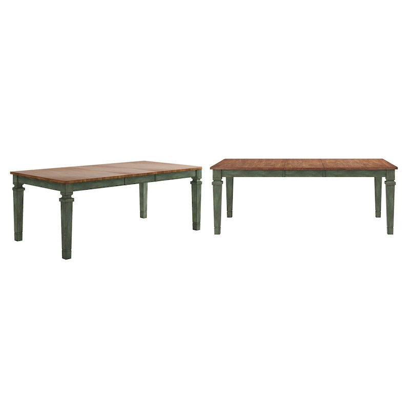 Vikos Solid Wood 64-82 Extendable Dining Table