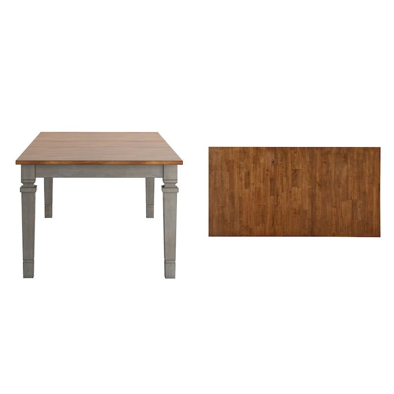 Vikos Solid Wood 64-82 Extendable Dining Table