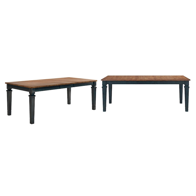 Vikos Solid Wood 64-82 Extendable Dining Table