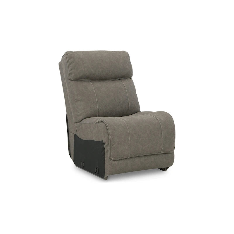 Signature Design by Ashley Starbot Gray 7-Piece Power Reclining Sectional - 112W x 112D x 42H