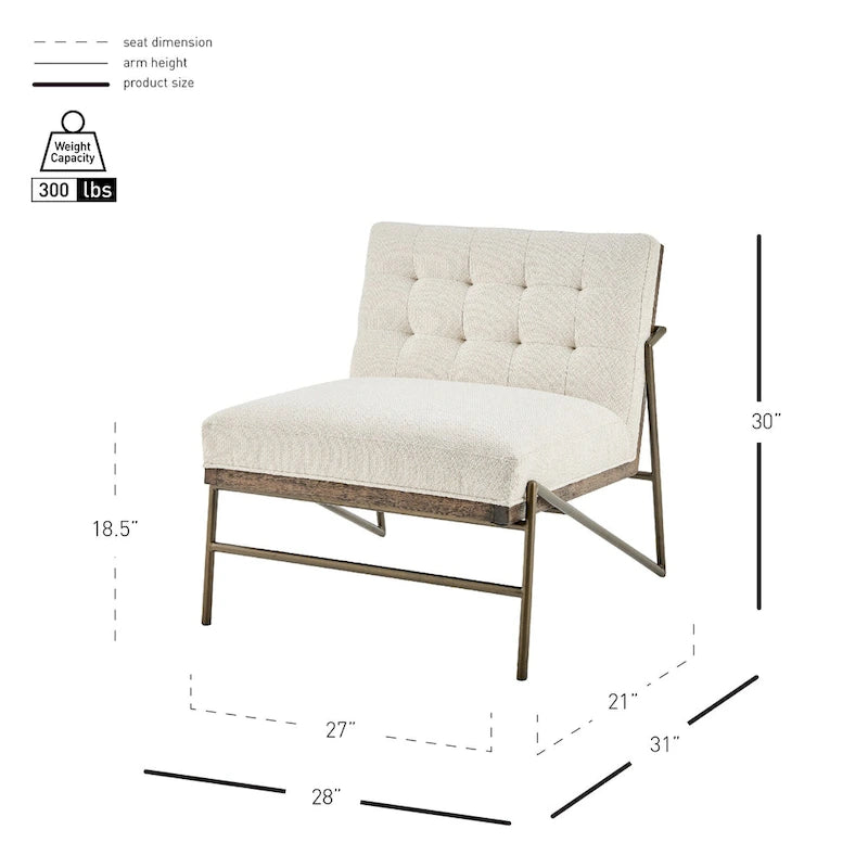 Marlow Fabric Accent Chair.