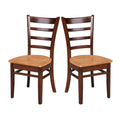 International Concepts Set of Two Emily Side Chairs