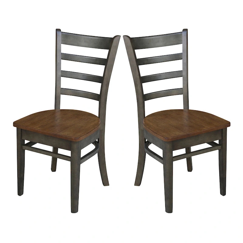 International Concepts Set of Two Emily Side Chairs