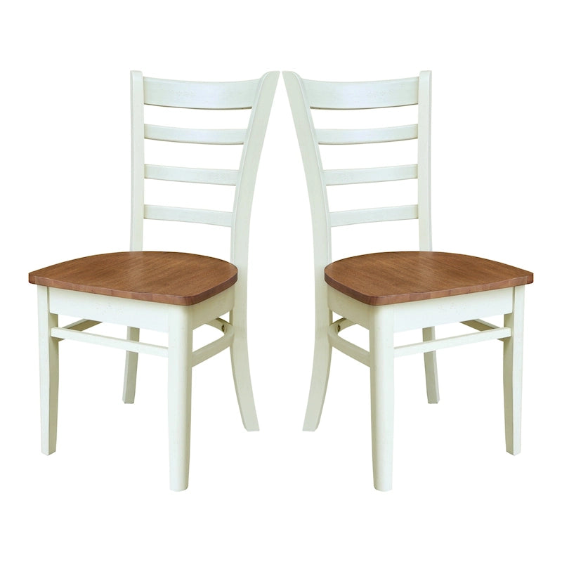International Concepts Set of Two Emily Side Chairs