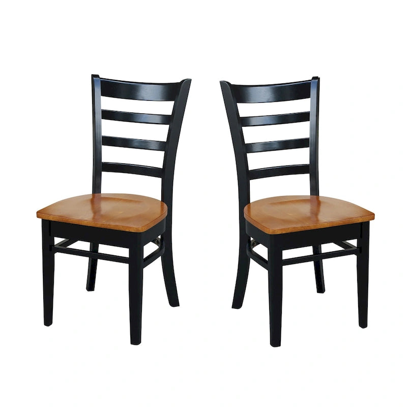 International Concepts Set of Two Emily Side Chairs