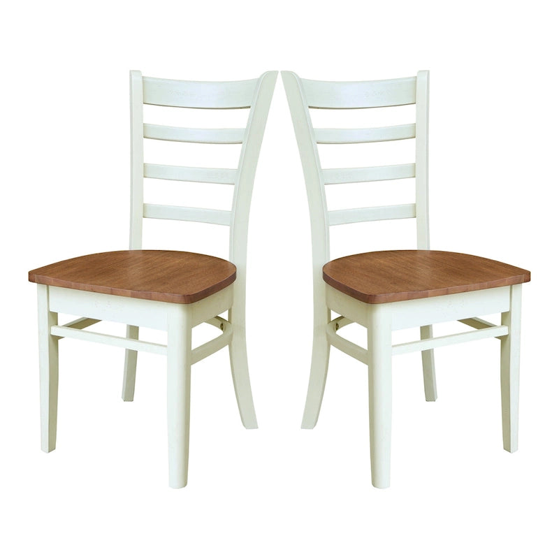 International Concepts Set of Two Emily Side Chairs