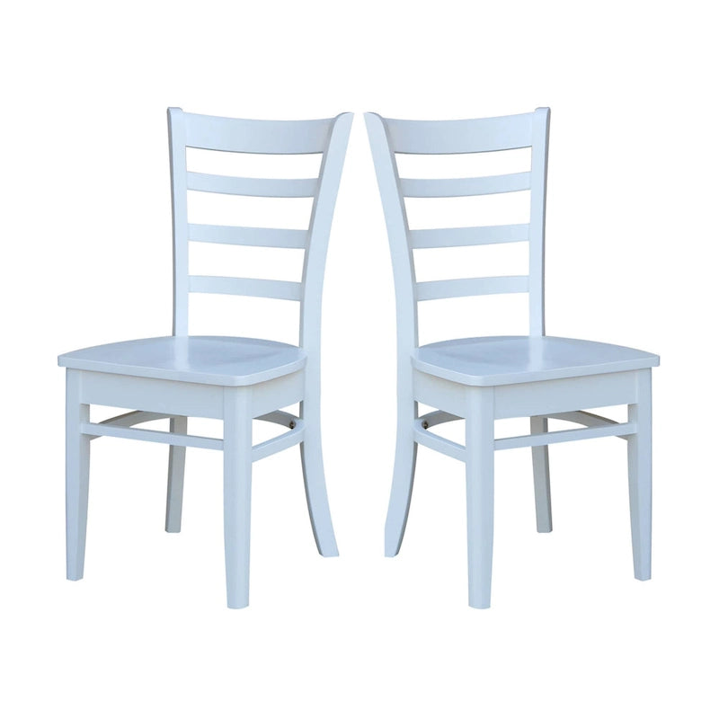 International Concepts Set of Two Emily Side Chairs
