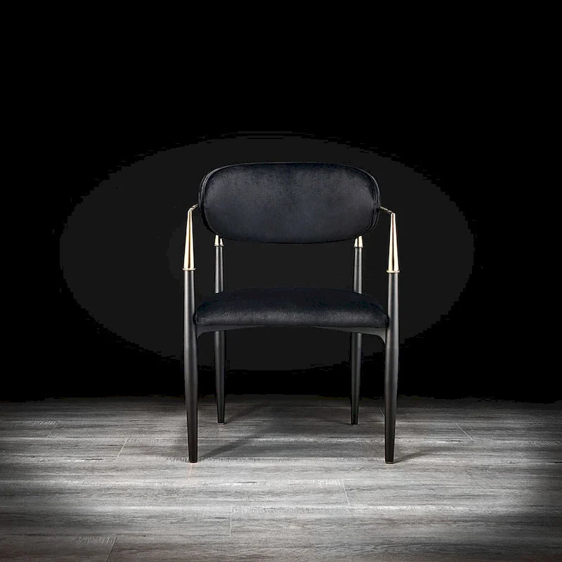 Roubi Gold Stainless Steel Dining Chair