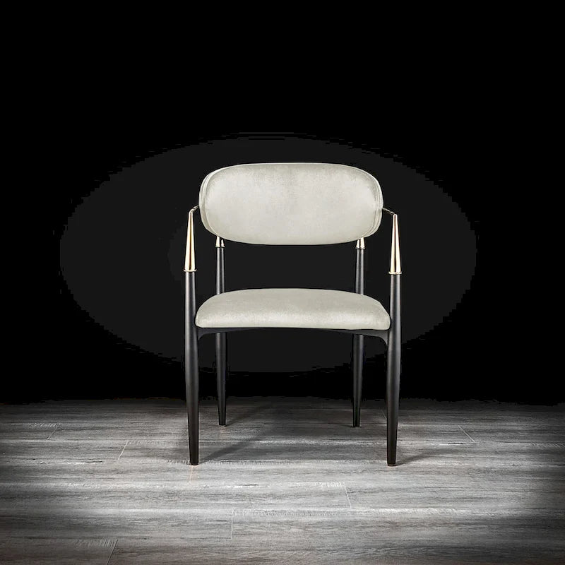 Roubi Gold Stainless Steel Dining Chair