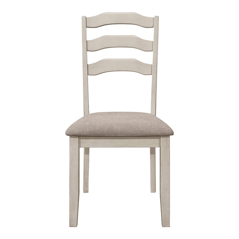 Seaside Nutmeg and Rustic Cream 7-Piece Dining Table Set