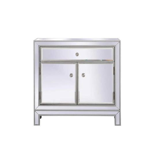 29 in. Antique Mirrored Cabinet